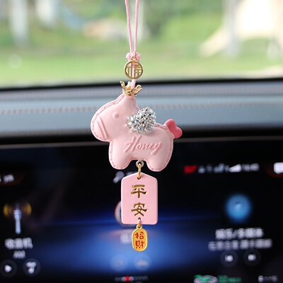 马年马上来财后视镜车挂