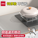 得力厨房防油贴纸防火耐高温自粘橱柜防水防潮灶台墙面铝箔保护膜