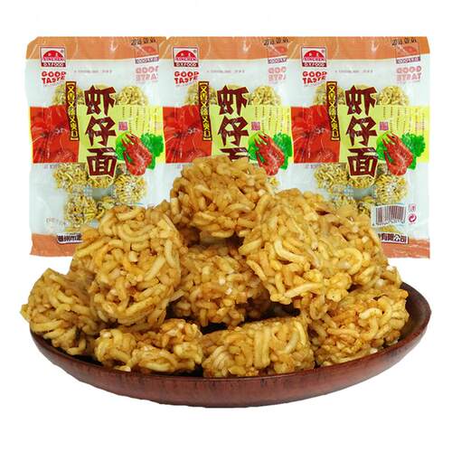 虾仔面整箱干脆面干吃儿时