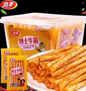 劲丰博士牛筋辣条8090回忆怀旧麻辣小包装面筋小零食休闲小吃食品