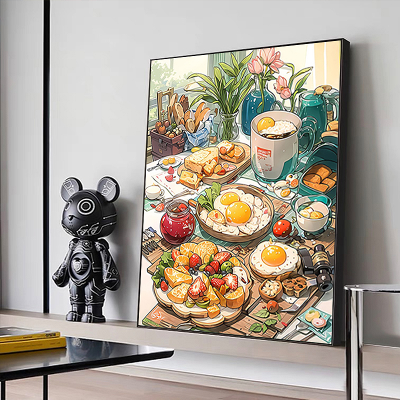 钻石画2025新款卡通客厅儿童手工5d贴满钻十字绣装饰画高难度风景
