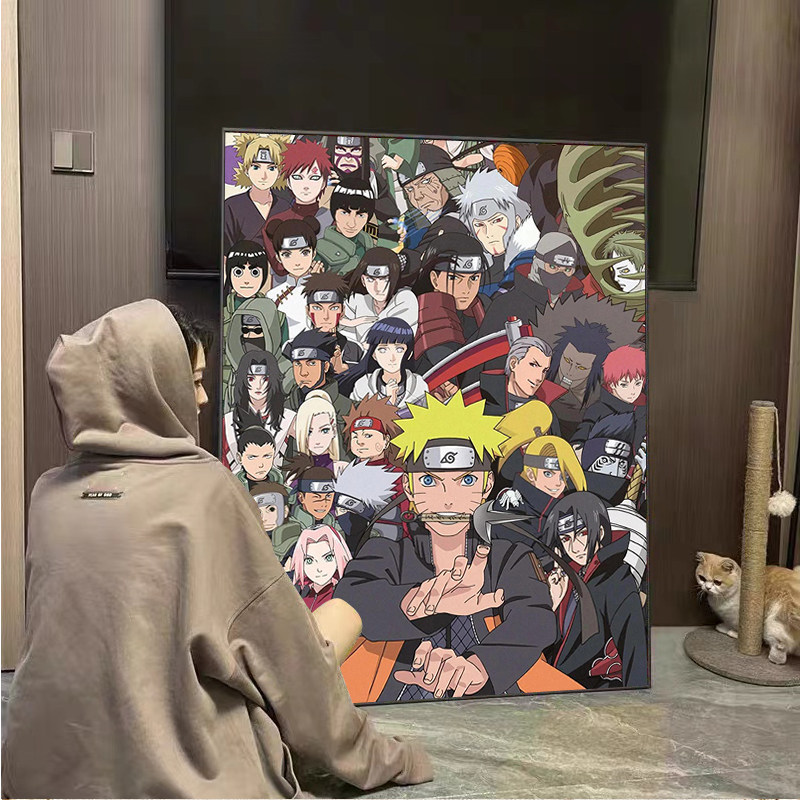 火影忍者忍者联军钻石画2025年新款二次元潮流潮酷高级感5d十字绣