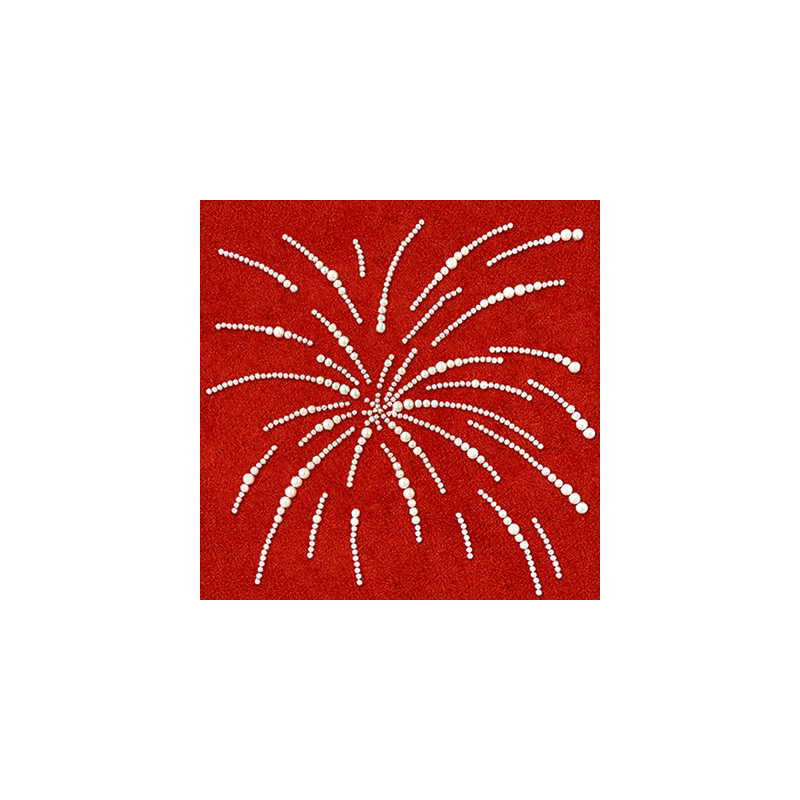 珍珠烟花画钻石画满钻2025新款带框客厅喜庆装饰手工贴十字绣线绣