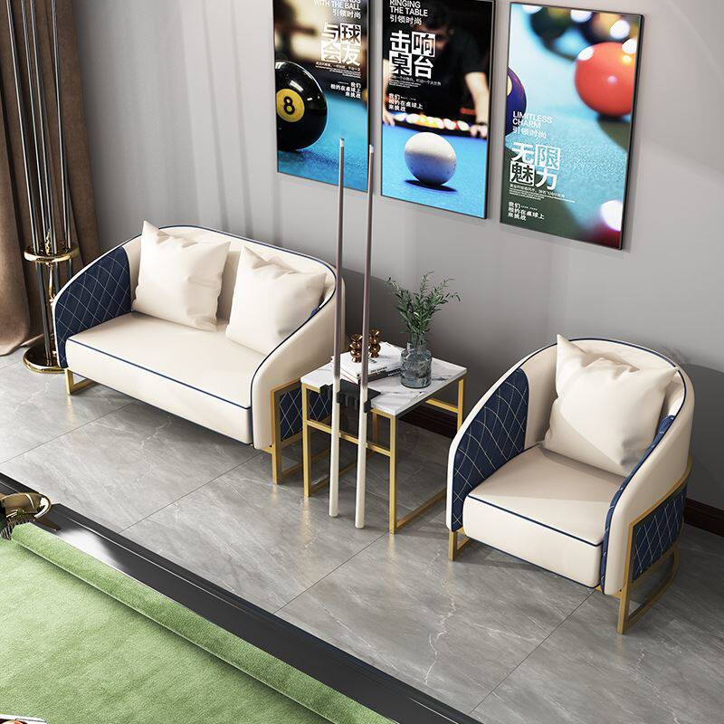 台球椅子观球椅台球厅沙发休息专用座椅台球室茶几台球沙发观球椅