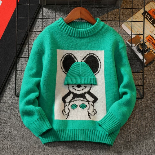 Детская осенняя летняя одежда, демисезонный осенний трикотажный свитер для мальчиков, коллекция 2022, подходит для подростков, в западном стиле