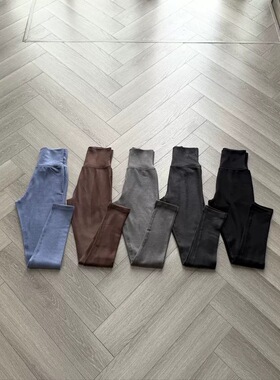 row风秋冬澳绒大弹力打底裤高腰收腹修身保暖瑜伽裤加绒外穿