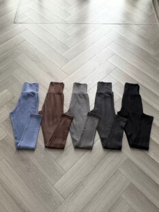 加绒外穿 保暖瑜伽裤 row风秋冬澳绒大弹力打底裤 高腰收腹修身