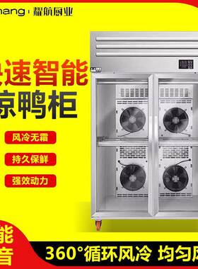 烤鸭风干柜晾鸭柜商用晾鸭胚柜烧鹅烧鸭烧腊保鲜解冻冷藏凉鸭柜