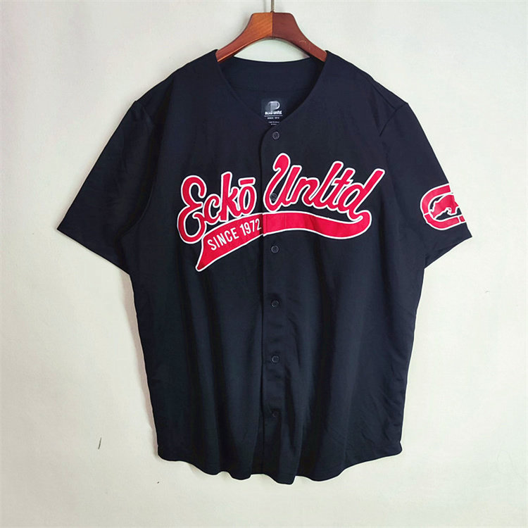 한국 스타일 BF 스타일 반팔 야구 유니폼 가디건 티셔츠 탑 루즈한 중간 길이 힙합 힙합 남성 및 여성 여름 티셔츠