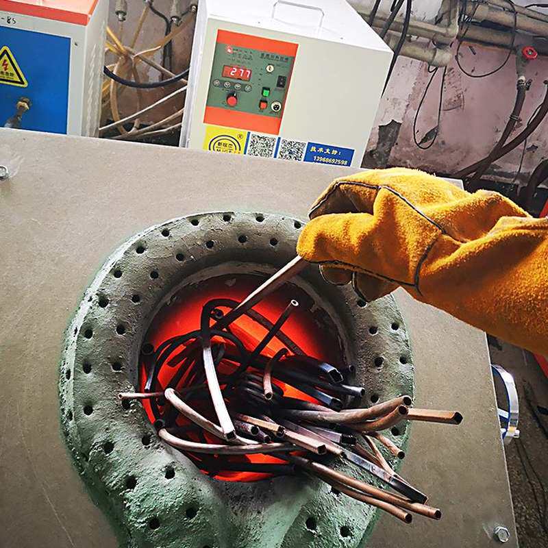 中频熔炼炉高频感应加热机熔铝熔铁炉熔铜融化金属铸造坩埚打铁炉