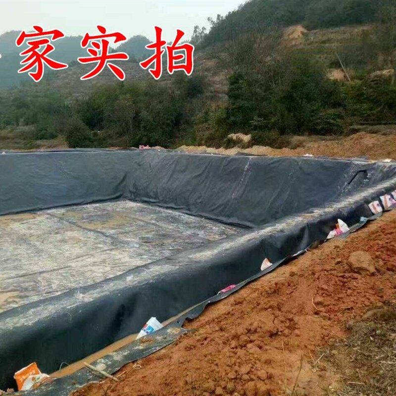 渗膜加厚复合土工膜池料膜池漏鱼k塑蓄水池防塘水塑料布
