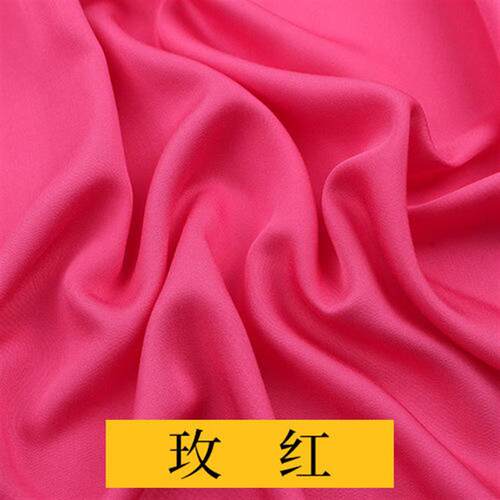 人造棉布料绵绸纯色夏季连衣裙睡衣家居服面料布头棉绸布爆款
