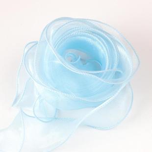 鱼尾丝带鲜花蛋糕包装 织带纱花店花艺DIY材料波浪拷边网纱带爆款