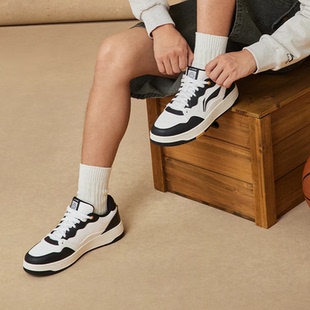 李宁天迹SOFT板鞋男鞋秋季新款柔软舒适百搭经典休闲鞋AGCU317