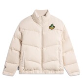 李宁X迪士尼抱抱龙联名系列女子简约开衫 保暖运动短棉服AJMU076