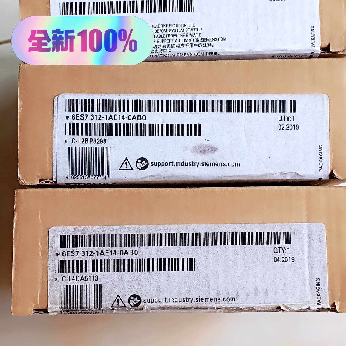 PLC 6es7312-1ae14-0ab0，全新原装—议价