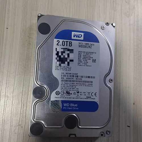 WD Blue 2TB机械硬盘，型号WD20EZAZ，SAT—议价