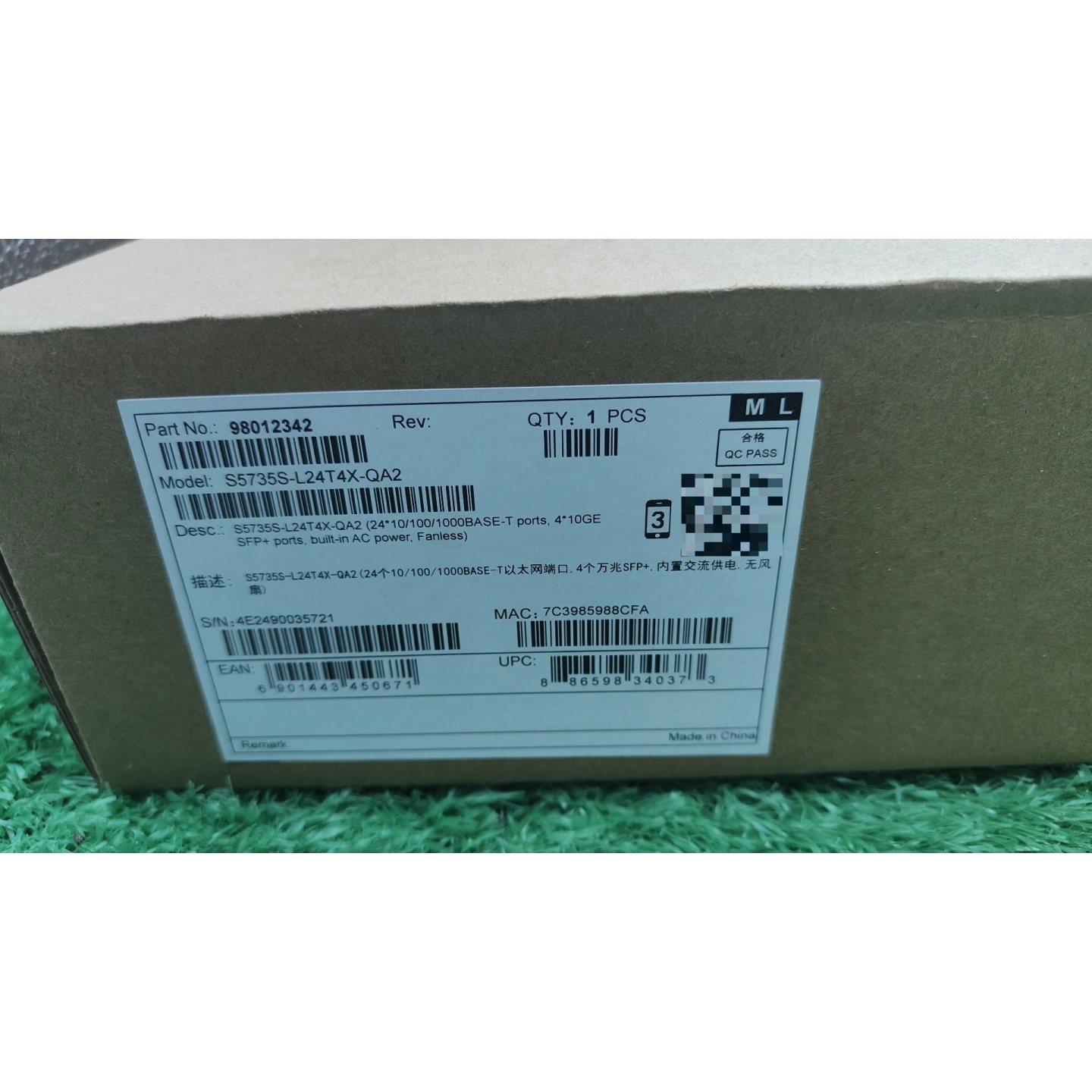 全新华为S5735SL24T4XQA2千兆交换机24个-议价