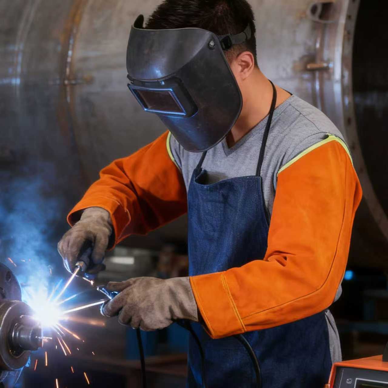 防飞溅牛皮隔热焊工专用阻燃