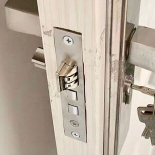 大58锁芯不锈钢小大50木门锁体静音室内家用卧室通用型锁舌锁体