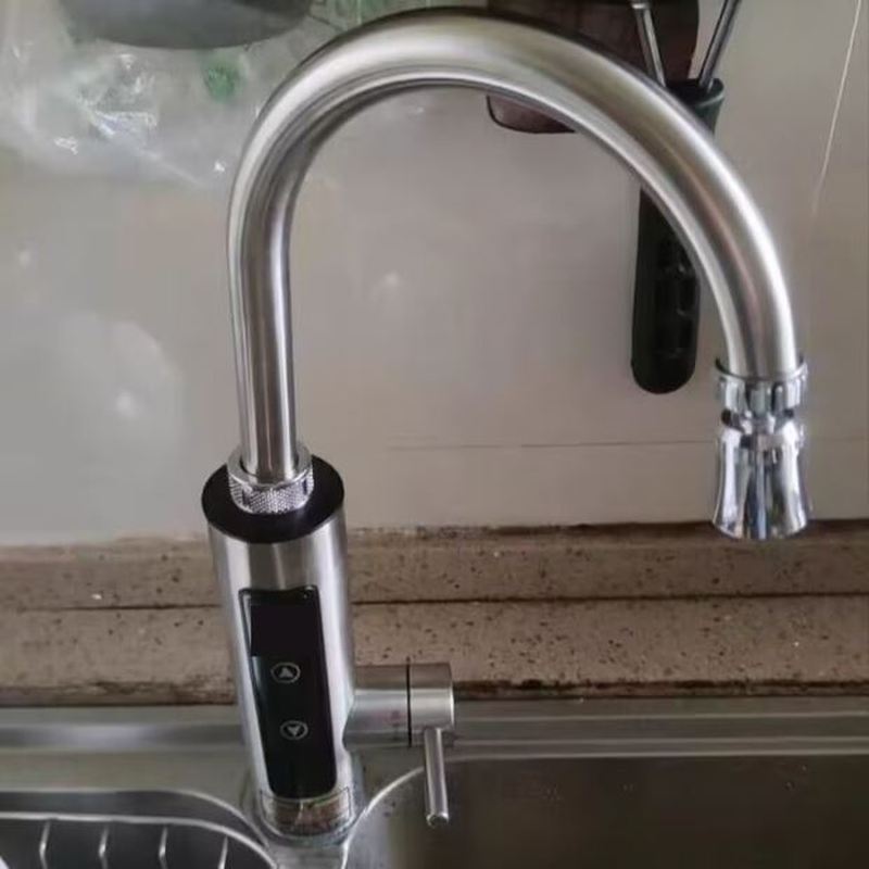 即热式调温冷热数显厨房热水器家用速热加热器两用智能电热水龙头