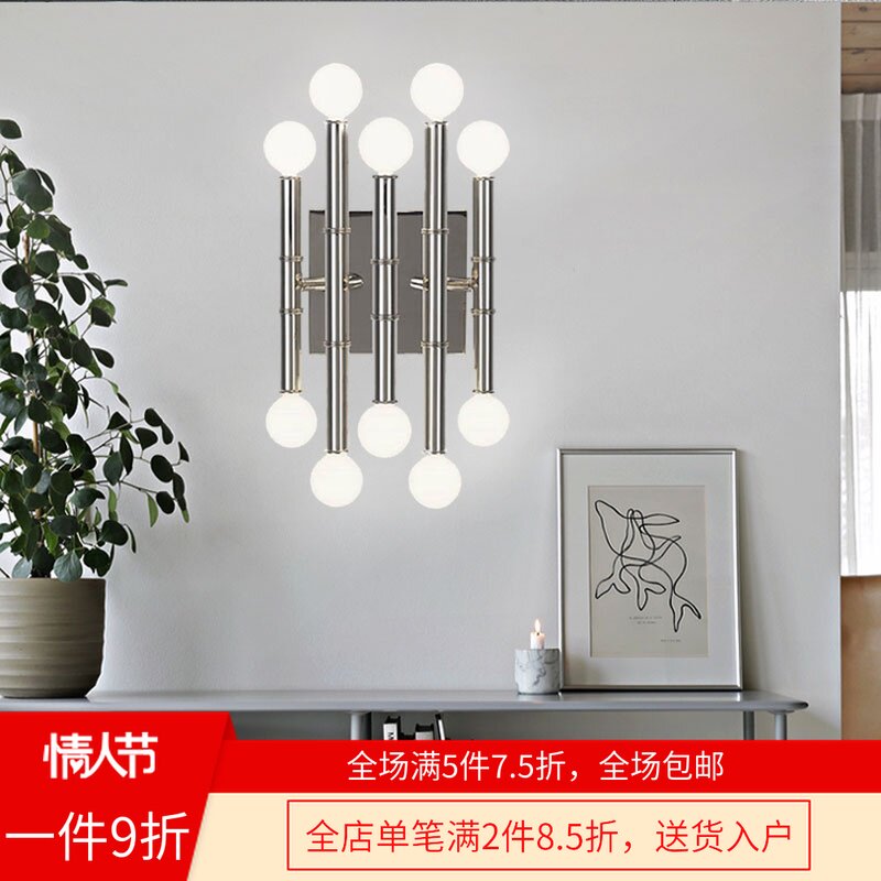 Northern Europe meurice light Stainless steel bamboo led Wall lamp Simplicity Postmodern Dining room hotel Engineering Lampsin the Smart devices , Smart Home , Intelligent Lighting  category - from Buy2taobao.com to provide professional Taobao agent buy service