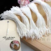 包邮 现货服装 吊牌绳子弹头涤纶绳小号手穿绳子标签绳吊粒吊绳定制