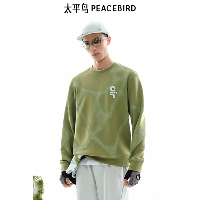 太平鸟男装卫衣冬季波纹空气层上衣潮 B2CRE4149