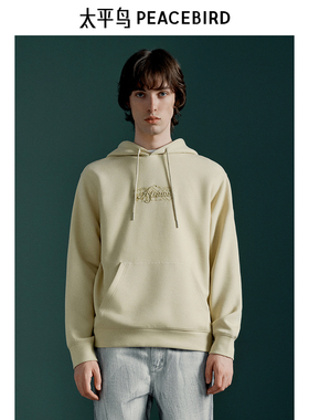 【商场同款】太平鸟男装卫衣宽松刺绣套头潮牌卫衣 B1CRE4250