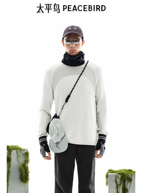 【商场同款】太平鸟男装毛衣冬季运动肌理感针织衫 B2EBE4154