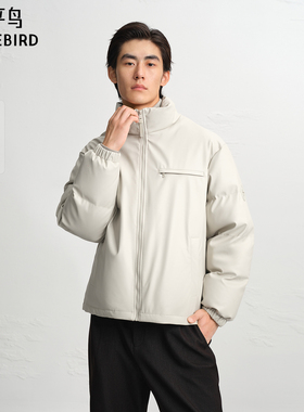 【商场同款】太平鸟男装 休闲羽绒服PU男士时尚羽绒服 B1ACF4613