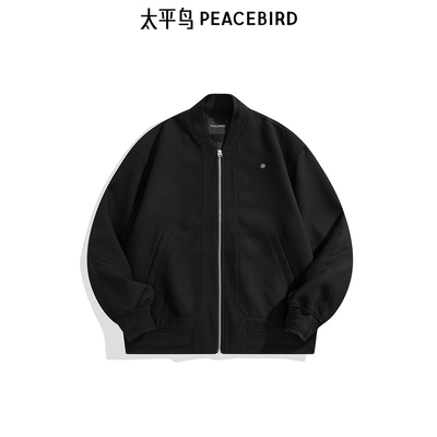 【断码钜惠】太平鸟男装潮流棒球服夹克B1BCE3219
