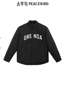 【商场同款】太平鸟男装 轻薄羽绒服24冬季衬衫羽绒服 B2ACE4138