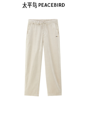 【eye-c合作系列】太平鸟男装休闲裤24灯芯绒 B2GBE3145