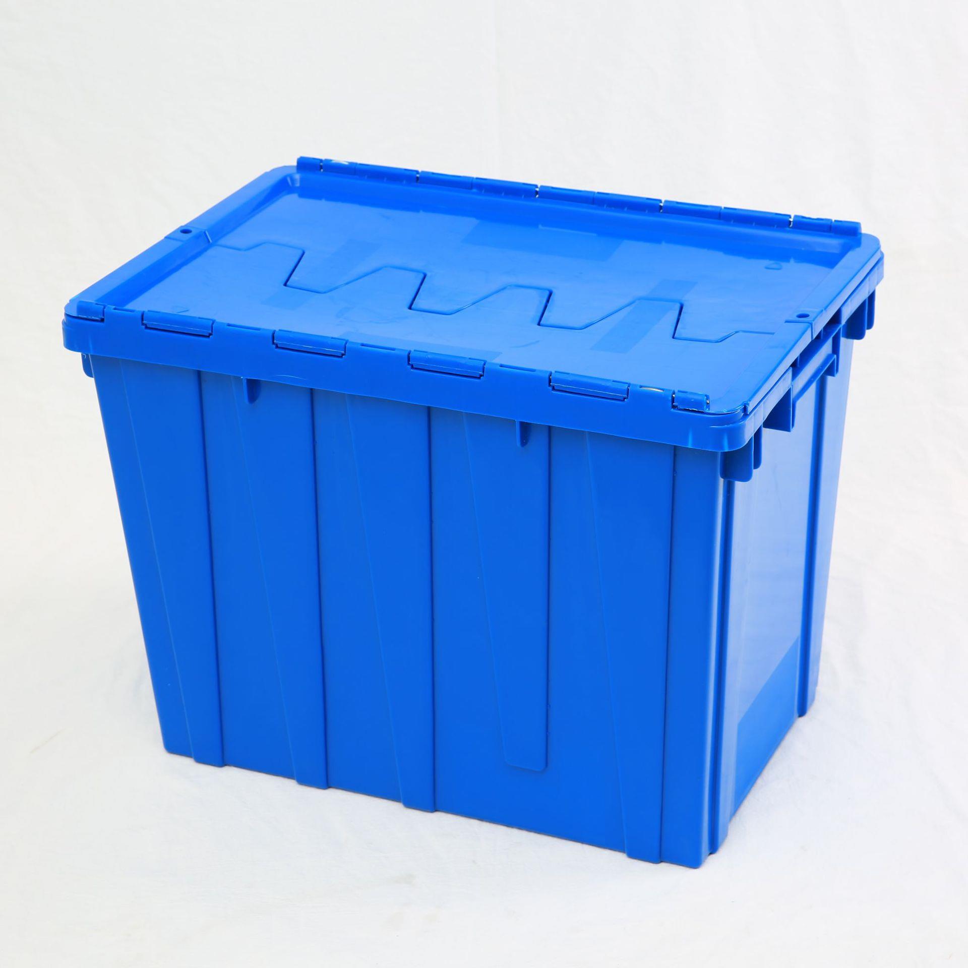 斜插式物流箱加厚胶箱塑料储物箱物流周转箱零件盒物料盒五金工具