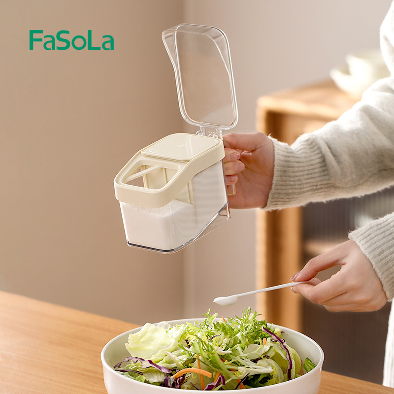 FaSoLa调料盒厨房家用密封盐罐