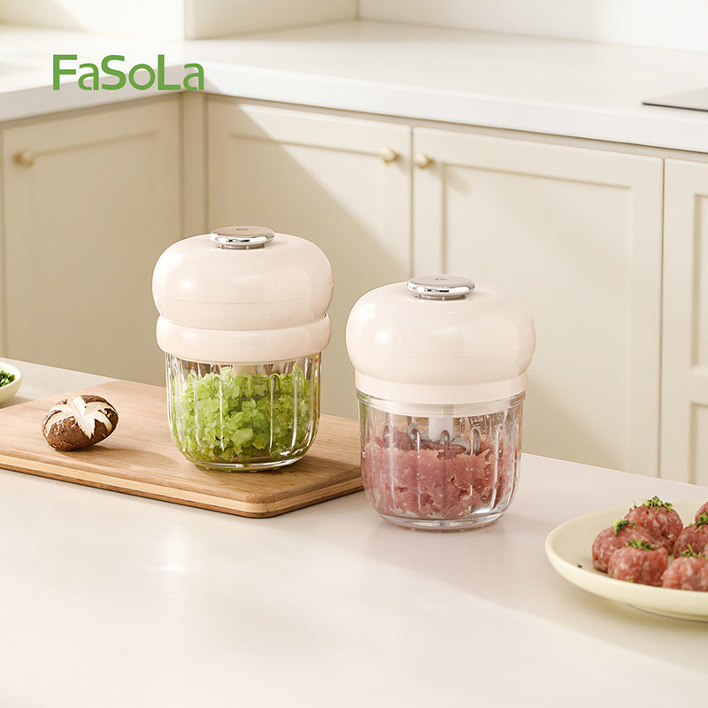 FaSoLa大蒜捣碎器电动蒜泥神器家用小型料理机绞肉机多功能搅拌机,厨房/烹饪用具,剥蒜器/压蒜器,淘宝优惠券,粉丝福利购,淘宝优惠卷