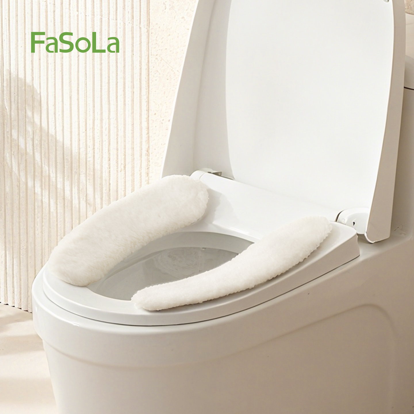 FaSoLa毛绒马桶垫抗菌可水洗