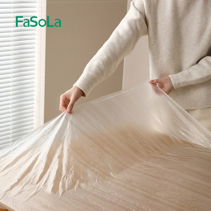 FaSoLa一次性桌布加厚塑料台布结婚露营家用长方形圆形圆桌薄膜