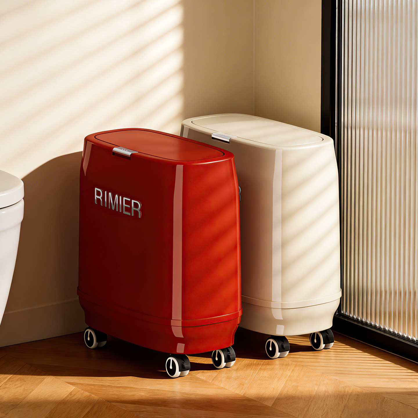 窄缝卫生间垃圾桶专用家用按压客厅厨房纸篓高颜值厕所大容量带盖