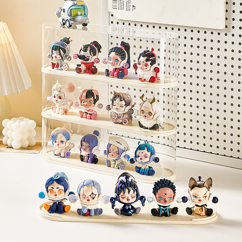 盲盒收纳展示架泡泡玛特手办