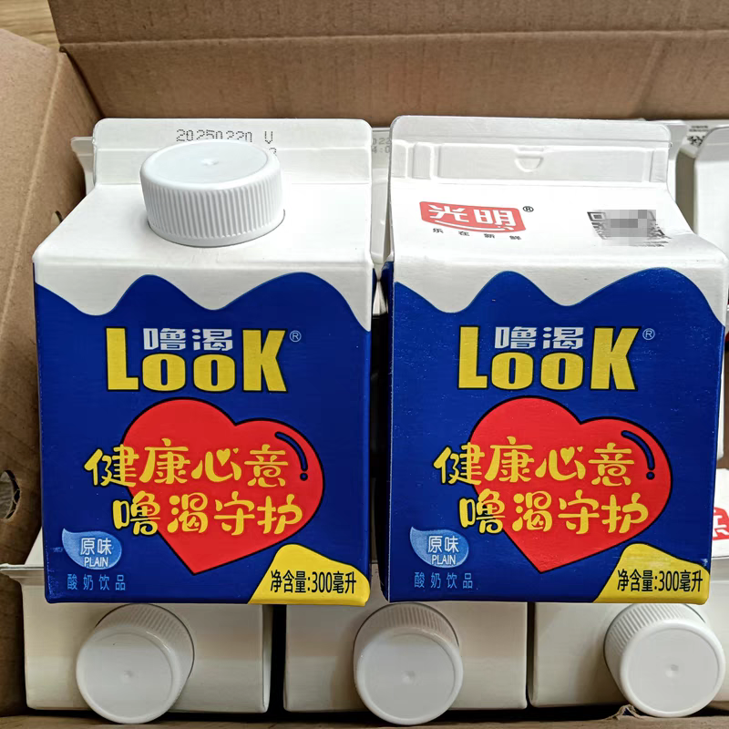 光明LooK噜酸奶饮品300ml*12瓶