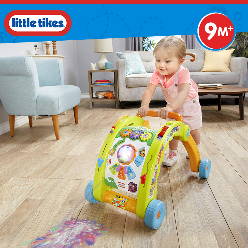 little tikes小泰克3合1光动彩影助步车儿童玩具车婴儿学步车助步11-07新券