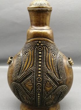 精品黄铜酒壶水壶家居酒店会所装饰品工艺品礼品家居摆件包邮