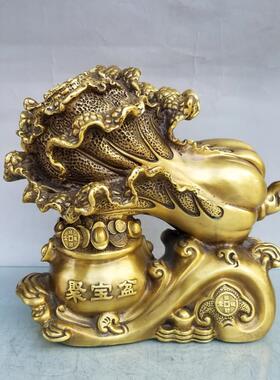 铜白菜摆件 铜葫芦百财福禄家居客厅办公室装饰品开业礼品聚宝盆