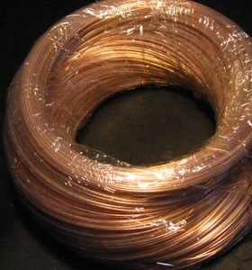 吉铨5N单晶铜线单芯0.544mm音频信号同轴线材23AWG包PE机内连接线