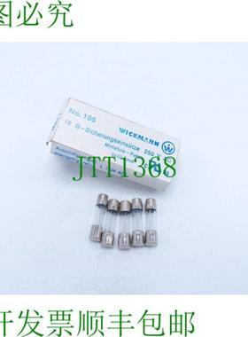 Wickmann 10 A 10 G - 熔断体 5 x 20 mm PU 5 件  未使用