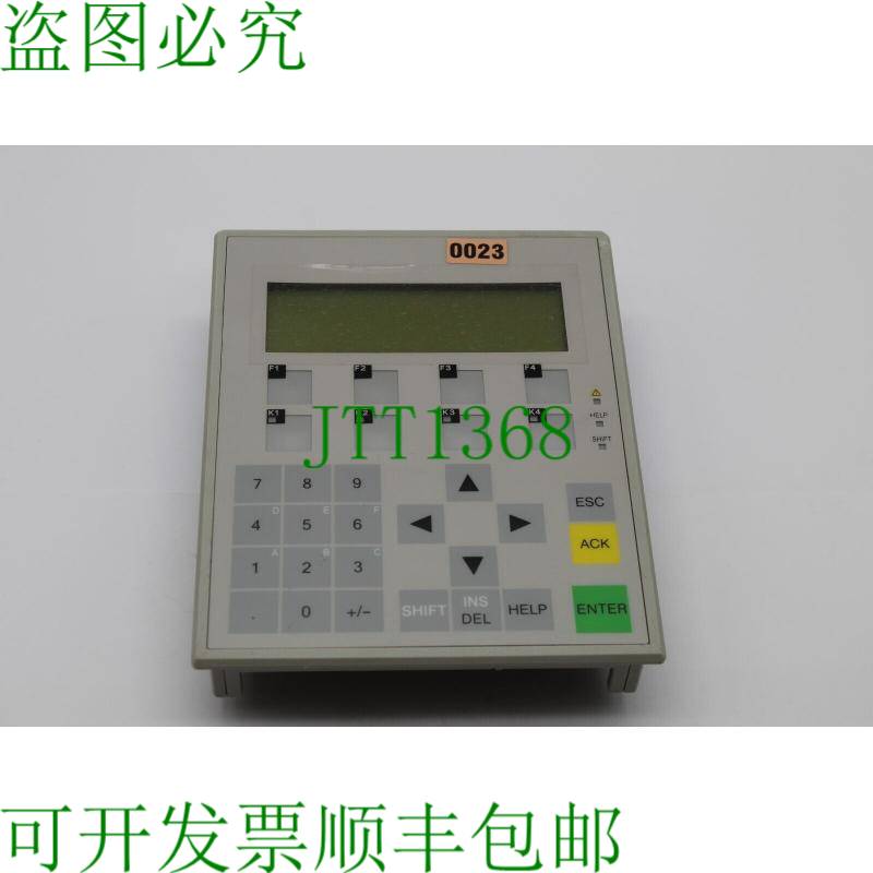 原装供应操作面板 OP7-PP 6AV3607-1JC00-0AX2 有缺陷，情况请查