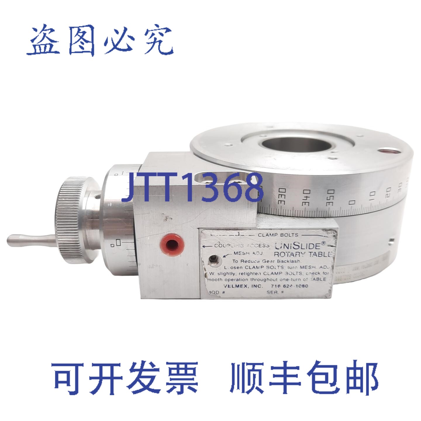 原装供应Velmex A4872TS UniSlide 手动台,速比 72:1,螺距 5&de