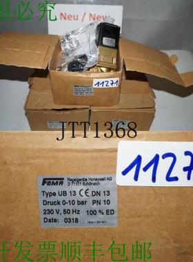 供应Fema Ub 13 压力 0-10 Espèces Pn 10 230V UB13 Vannes